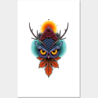 Jackalope Owl Posters and Art